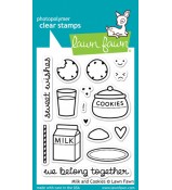 Lawn Fawn MILK AND COOKIES stamp set